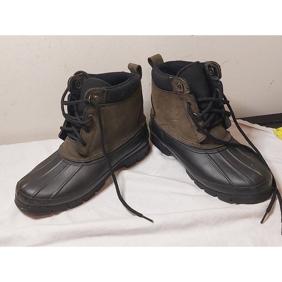 MENS WEATHER PROOF LANDS END MENS SIZE 9M OUTDOOR BOOTS - Picture 2 of 15